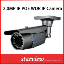 2.0MP HD IP WDR Poe Outdoor Bullet Caméra IR CCTV IP